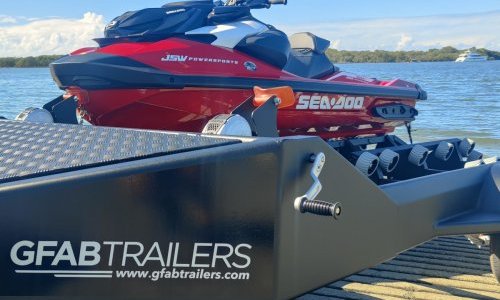 Double Sportski Trailer - Red Jetski